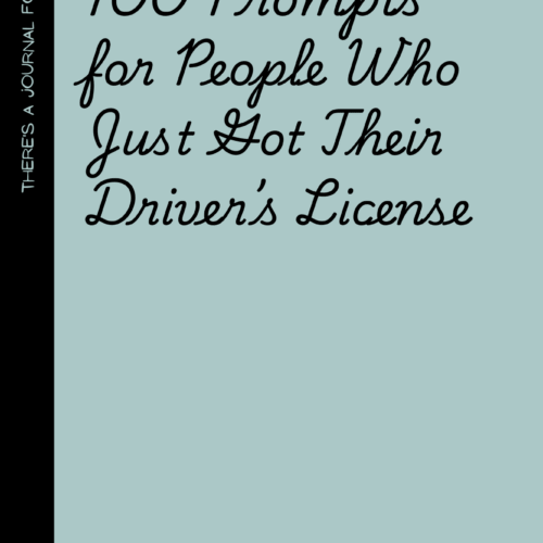 100 Prompts for people who just got their drivers licence
